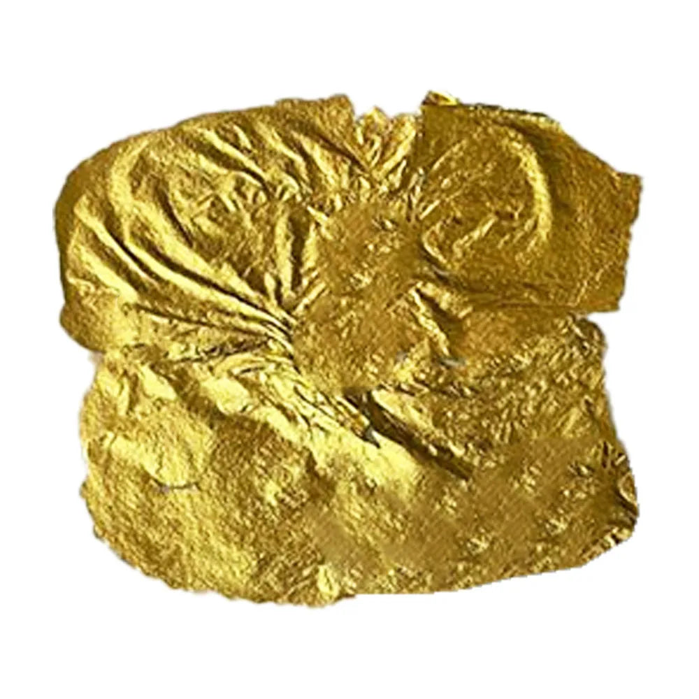 Warq Sona - Gold Flake Foil - 100% Original, Fresh and Pure Sone ka Varq Tilla / Wurq Tila Flakes Paper Piece by Herbisol image 0