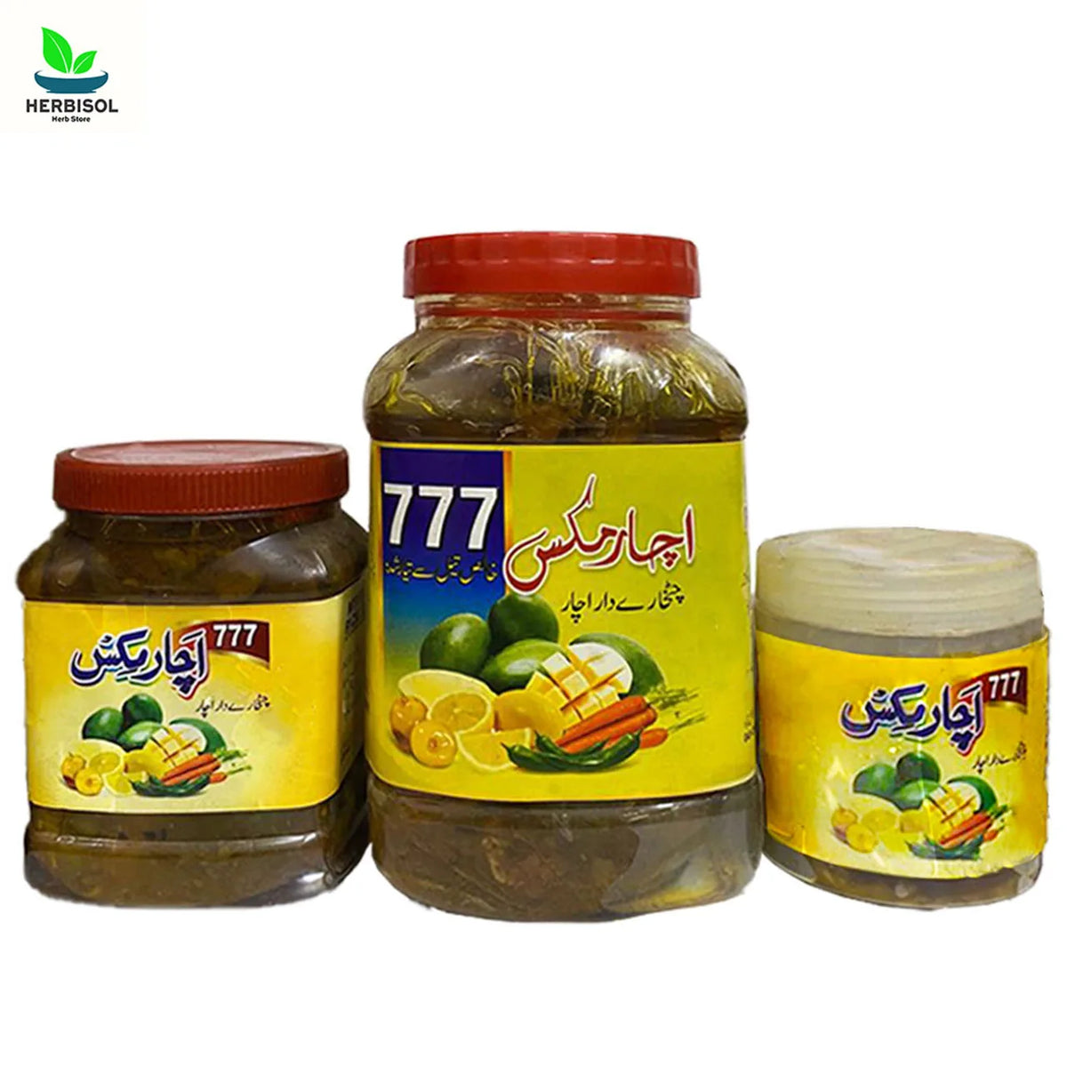 Achar اچار - Mixed PIckles -  100% Original, Fresh And Pure - Best In Taste, Chatkhaare Daar Achaar Pickle Mix by Herbisol image 4