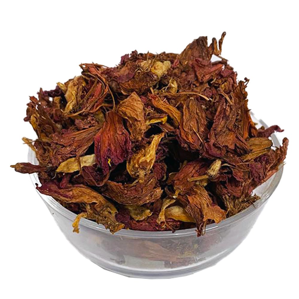 Hibiscus Flower - Gul Gurhal - Dry Gulhar Phool - Gull Garil / Gule Gular / Gularh - 100% Original, Fresh and Pure by Herbisol image 0