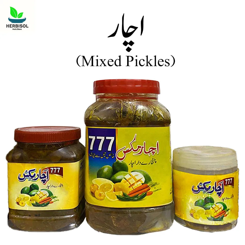 Achar اچار - Mixed PIckles -  100% Original, Fresh And Pure - Best In Taste, Chatkhaare Daar Achaar Pickle Mix by Herbisol image 0