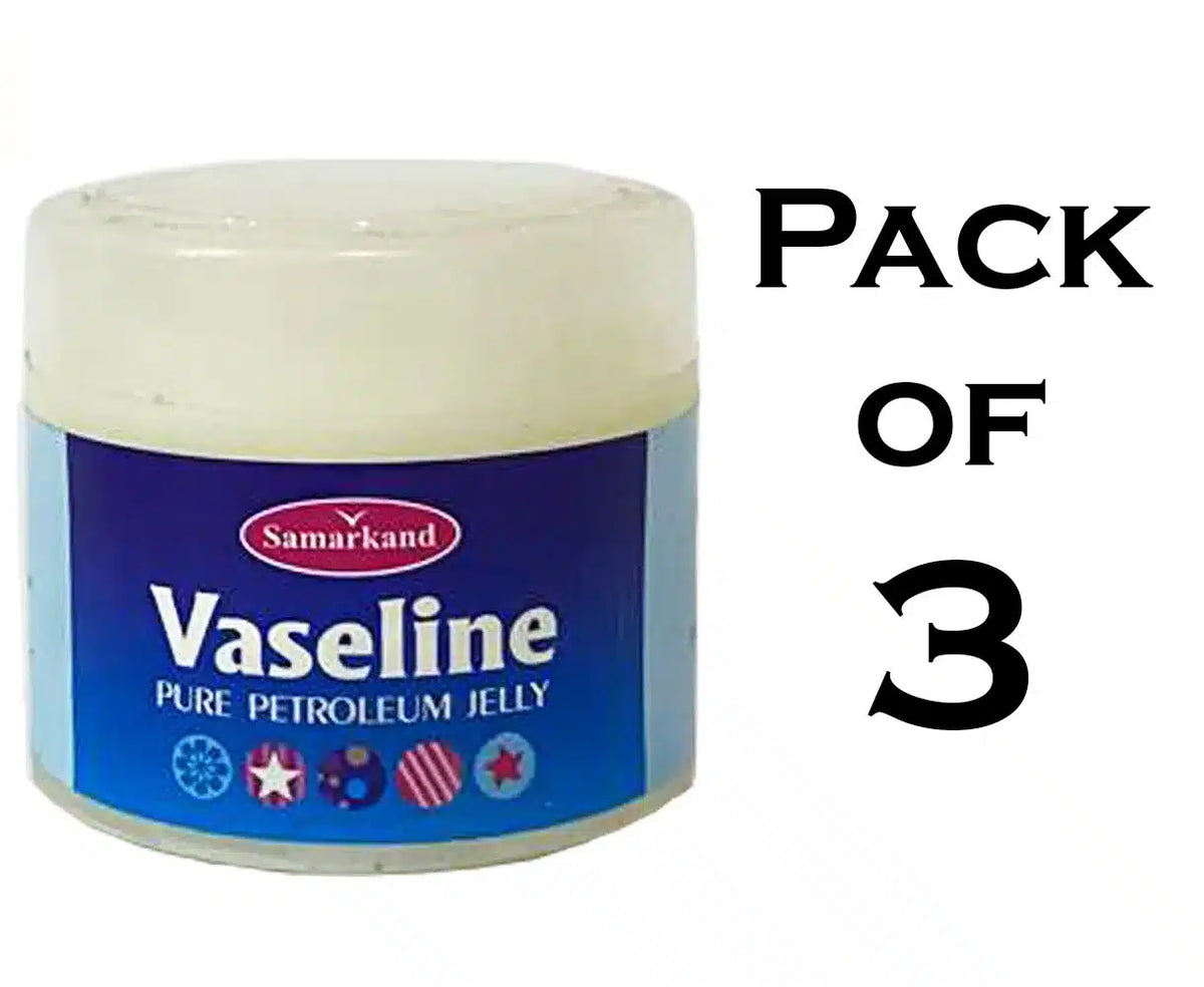 Vaseline by Samarkand 250gm - Petroleum Jelly - Premium Quality, 100% Original, Pure - Pack Of 3 image
