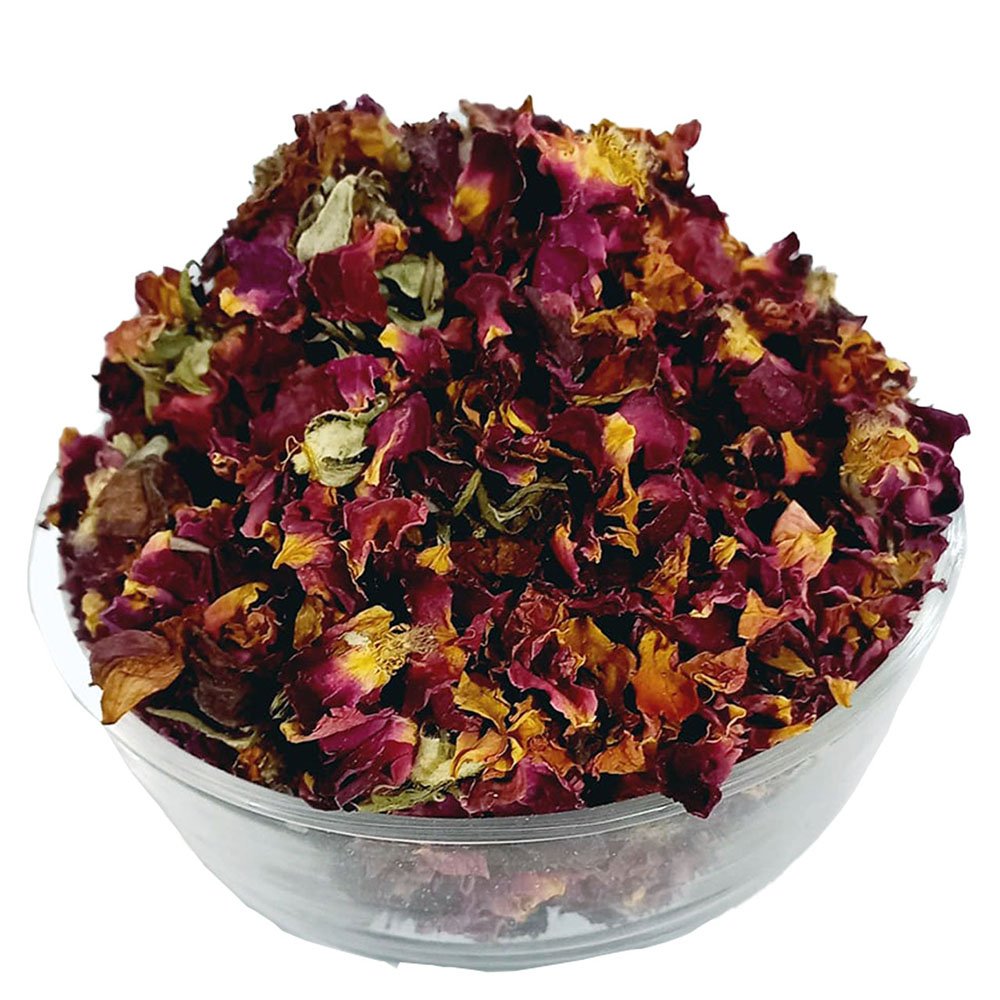 Dried Rose Petals Flower - Gulab Ke Phool Ki Pattian Khushk - Premium Quality, 100% Original, Pure by Herbisol image 0