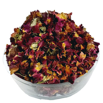 Dried Rose Petals Flower - Gulab Ke Phool Ki Pattian Khushk - Premium Quality, 100% Original, Pure by Herbisol image 0