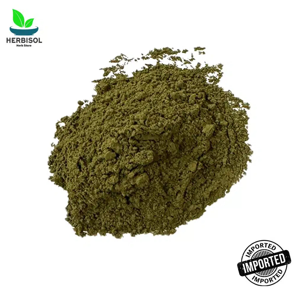 Indigo Powder برگ وسمہ پسا - Imported - Dry Indigo Leave Powder- 100% Original and Pure - Barg Wasma Pissa / Barge Vasma Leaf Pissay / Barg E Wusma Leafs Pisa by Herbisol image 1