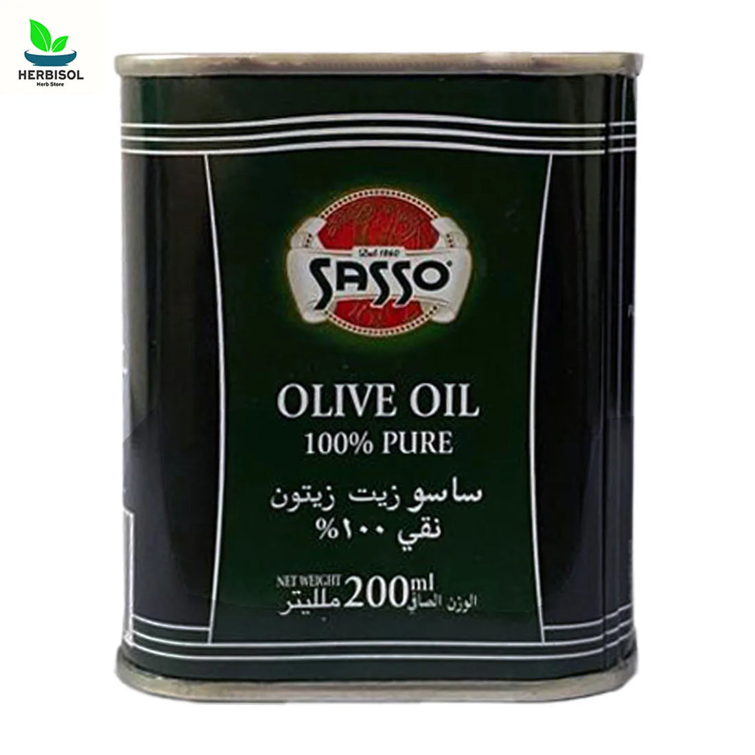 Olive Oil By Sasso 200ml - Zaitoon Ka Tail - Roghan Zetoon image 0