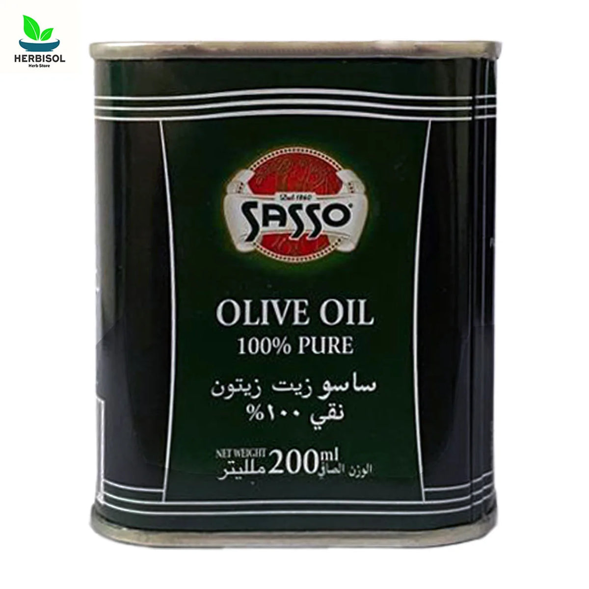 Olive Oil By Sasso 200ml - Zaitoon Ka Tail - Roghan Zetoon image 0