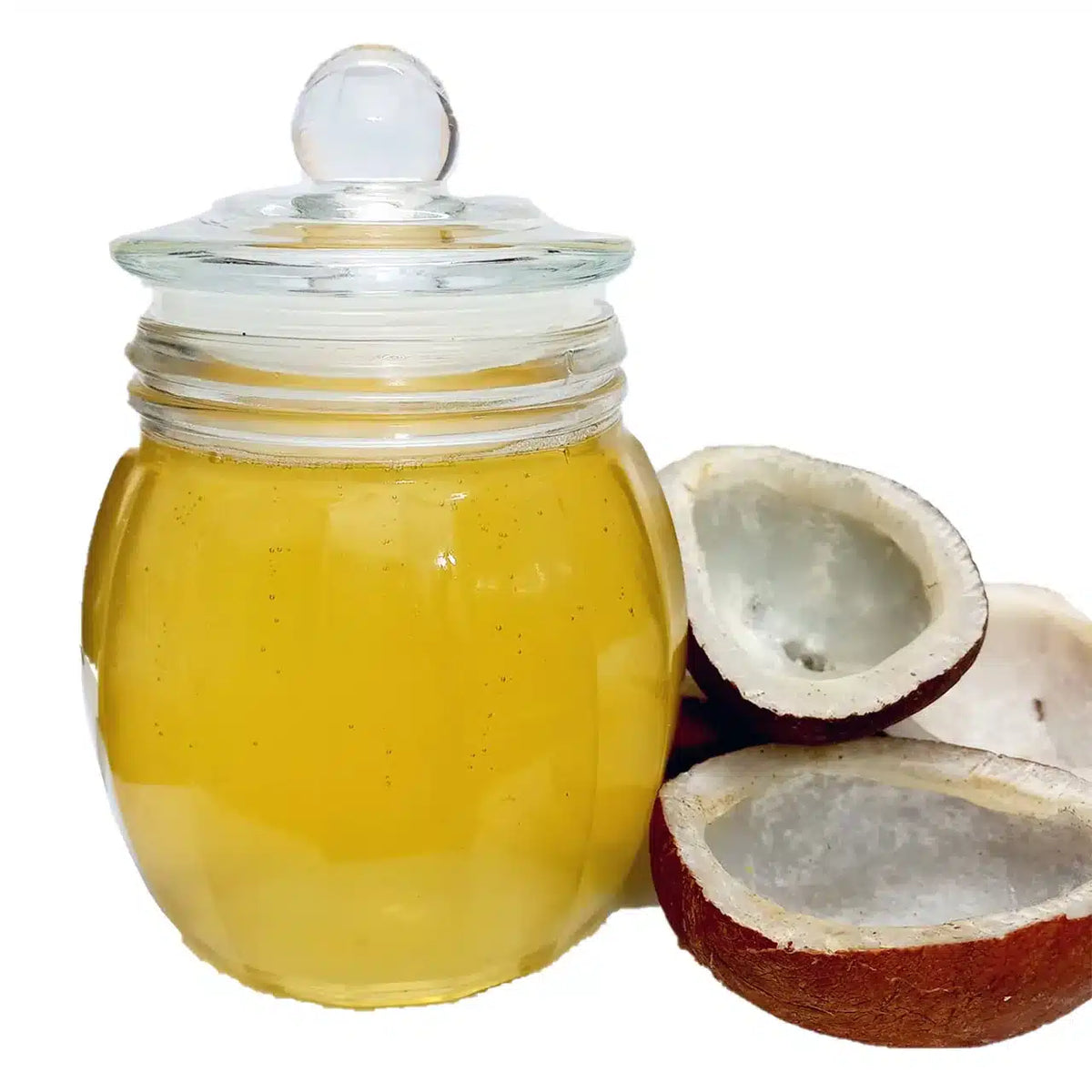 Coconut Oil - Roghan Naryal - 100% Original, Fresh and Pure Giri Ka Tail by Herbisol image 0
