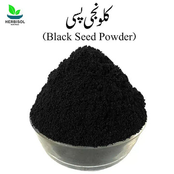 Kalonji Powder کلونجی پسی - Black Seed Powder - Imported From Syria, 100% Original, Fresh and Pure Kalwanji Pisi / Kalvonji Pissi Seeds by Herbisol image 0