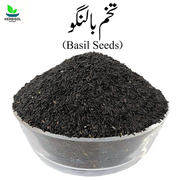 Tukh Malanga تخم بالنگو - Basil Seeds - 100% Original , Fresh Pure Tukham Balango / Tukhm Blango Seed by Herbisol image 0