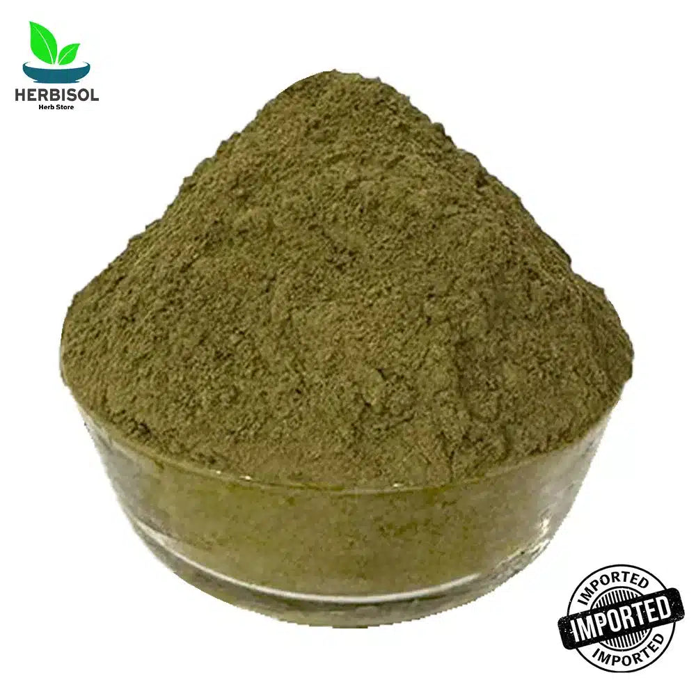 Indigo Powder برگ وسمہ پسا - Imported - Dry Indigo Leave Powder- 100% Original and Pure - Barg Wasma Pissa / Barge Vasma Leaf Pissay / Barg E Wusma Leafs Pisa by Herbisol image 2