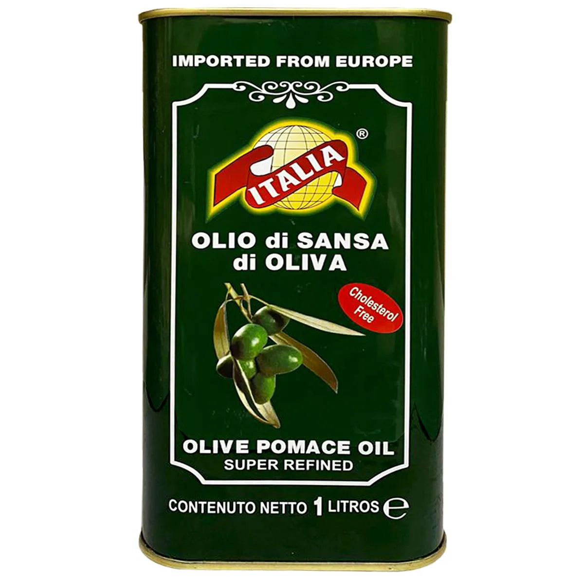 Olive Oil 1Litre by Italia - Roghan e Zaitoon - Pure Tail - Imported From Spain - Super Refined Pomace 1000 ml image 0
