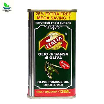 Olive Oil 125ml by Italia - Roghan e Zaitoon - Pure Tail - Imported From Spain - Super Refined Pomace image 0