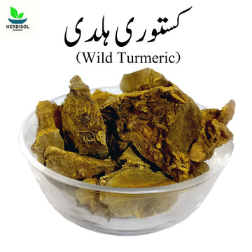Kasturi Haldi کستوری ہلدی - Wild Turmeric - Imported - 100% Original, Fresh and Pure - Amba / Amiya Haldi Kastoori by Herbisol image 0