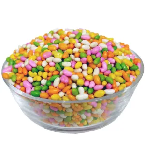 Meethi Saunf – Sweet Colored Fennal Seeds – Premium Quality, 100% Original, Pure, Fresh Mithi Sonf Sugar Coated by Herbisol